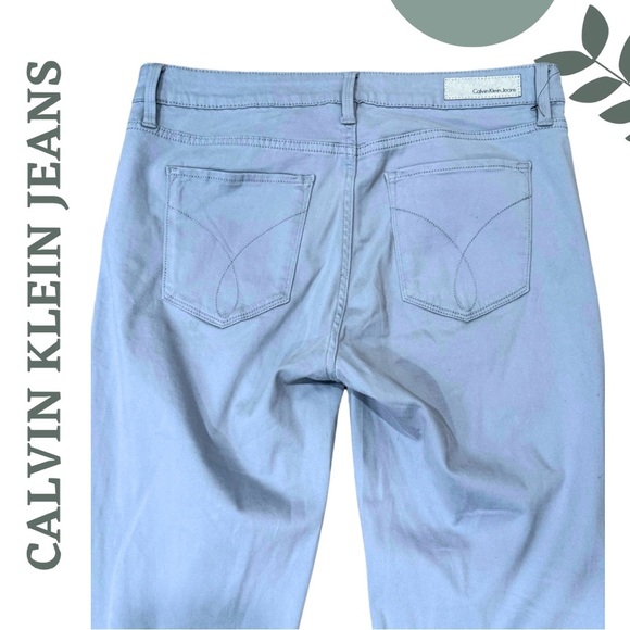🛍️3/$40 Calvin Klein Light Grey Slim Fit Skinny Jeans - Women’s Size 6 - Picture 4 of 6